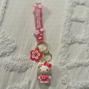 HELLO KITTY Bag Charm Key Chain NIB